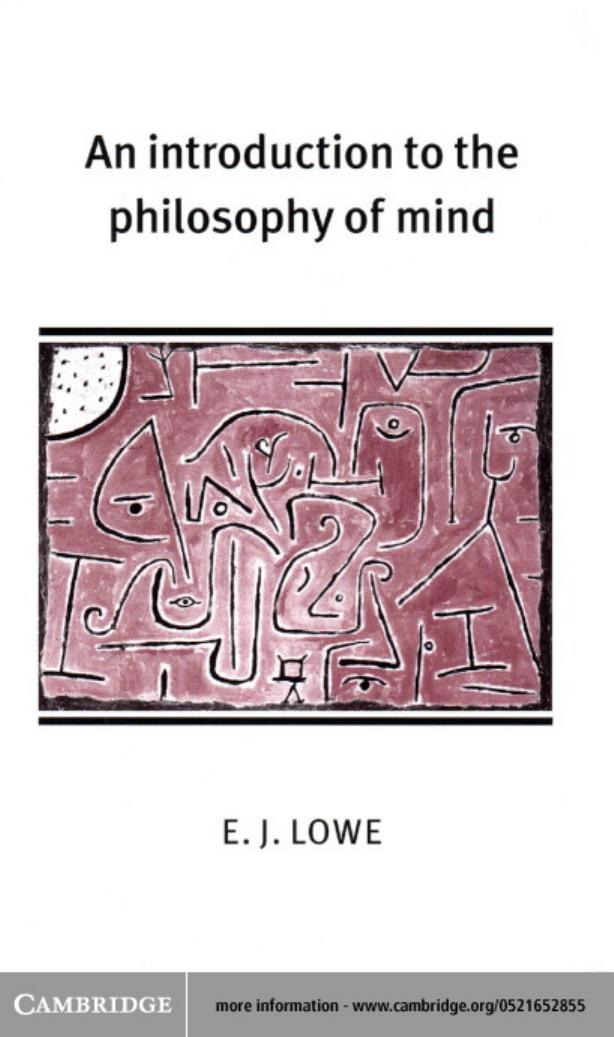 An Introduction to the Philosophy of Mind