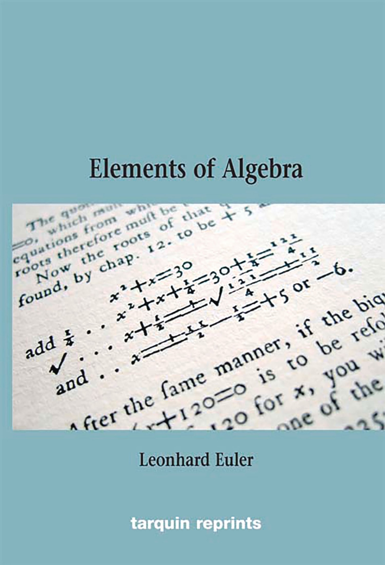 Elements of Algebra