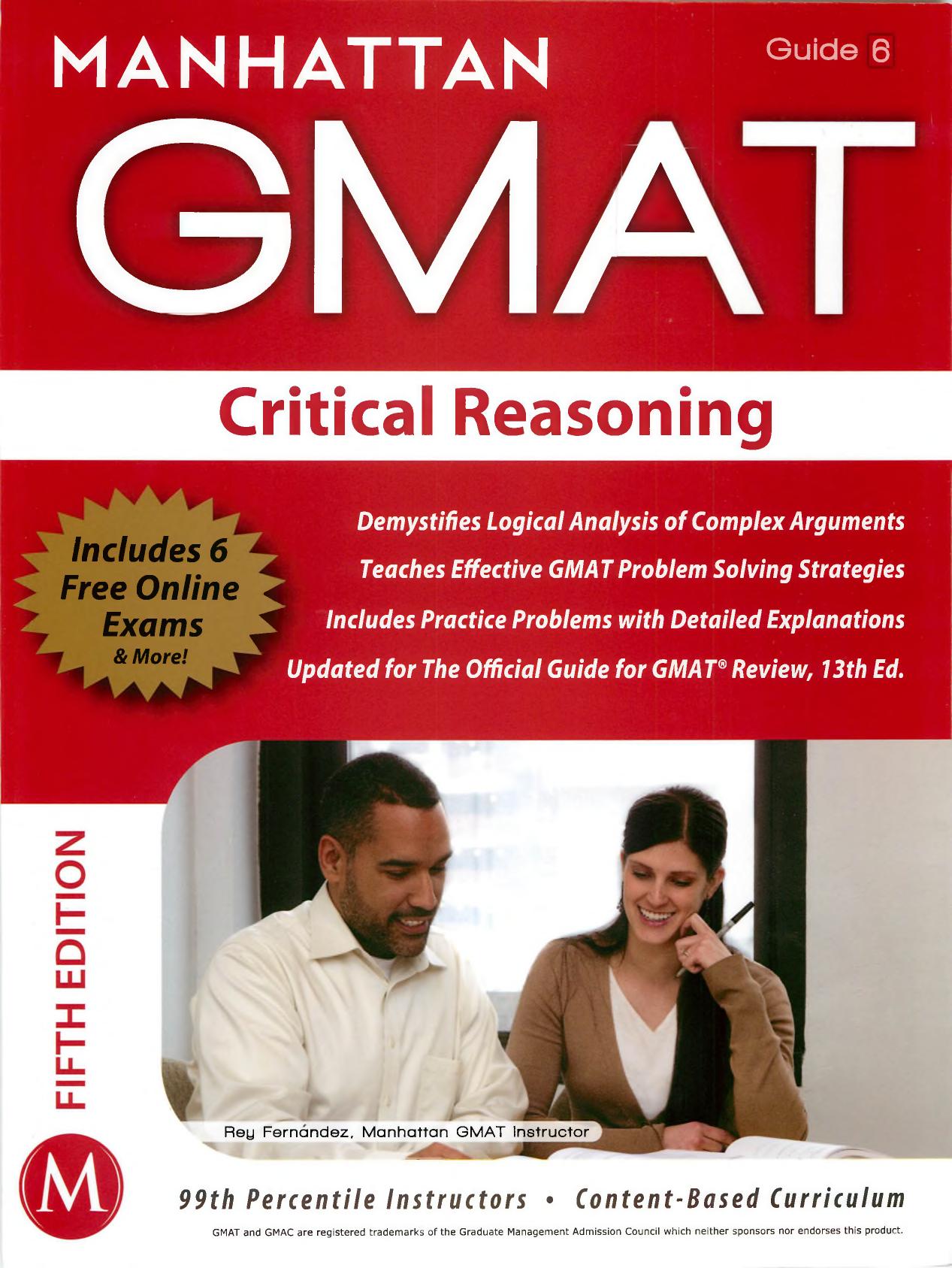 Critical Reasoning GMAT Strategy Guide, 5th Edition