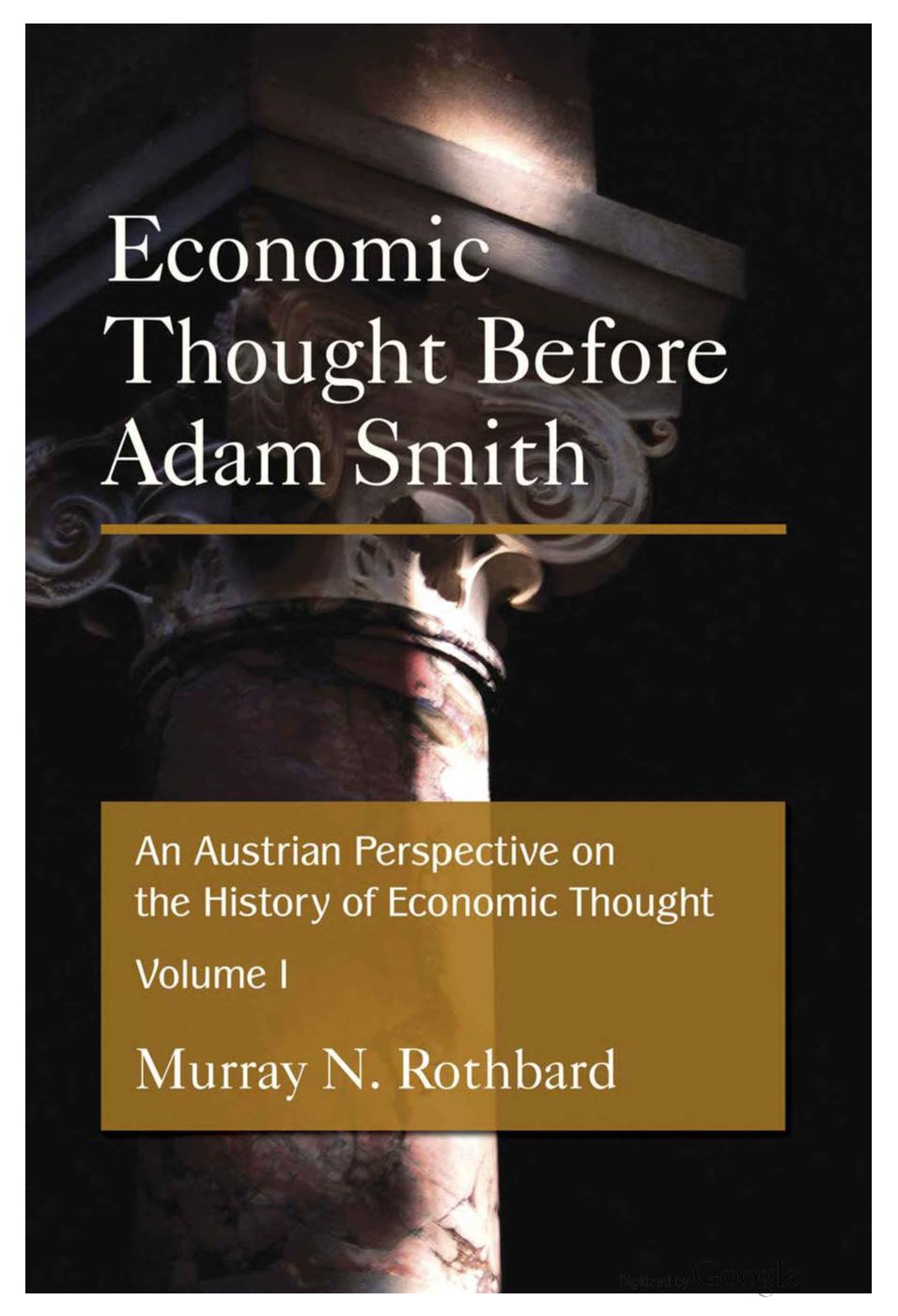 An Austrian Perspective on the History of Economic Thought