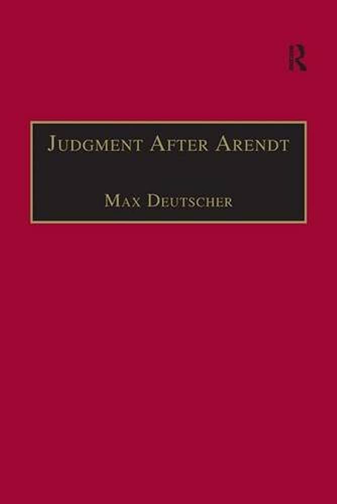 Judgment After Arendt