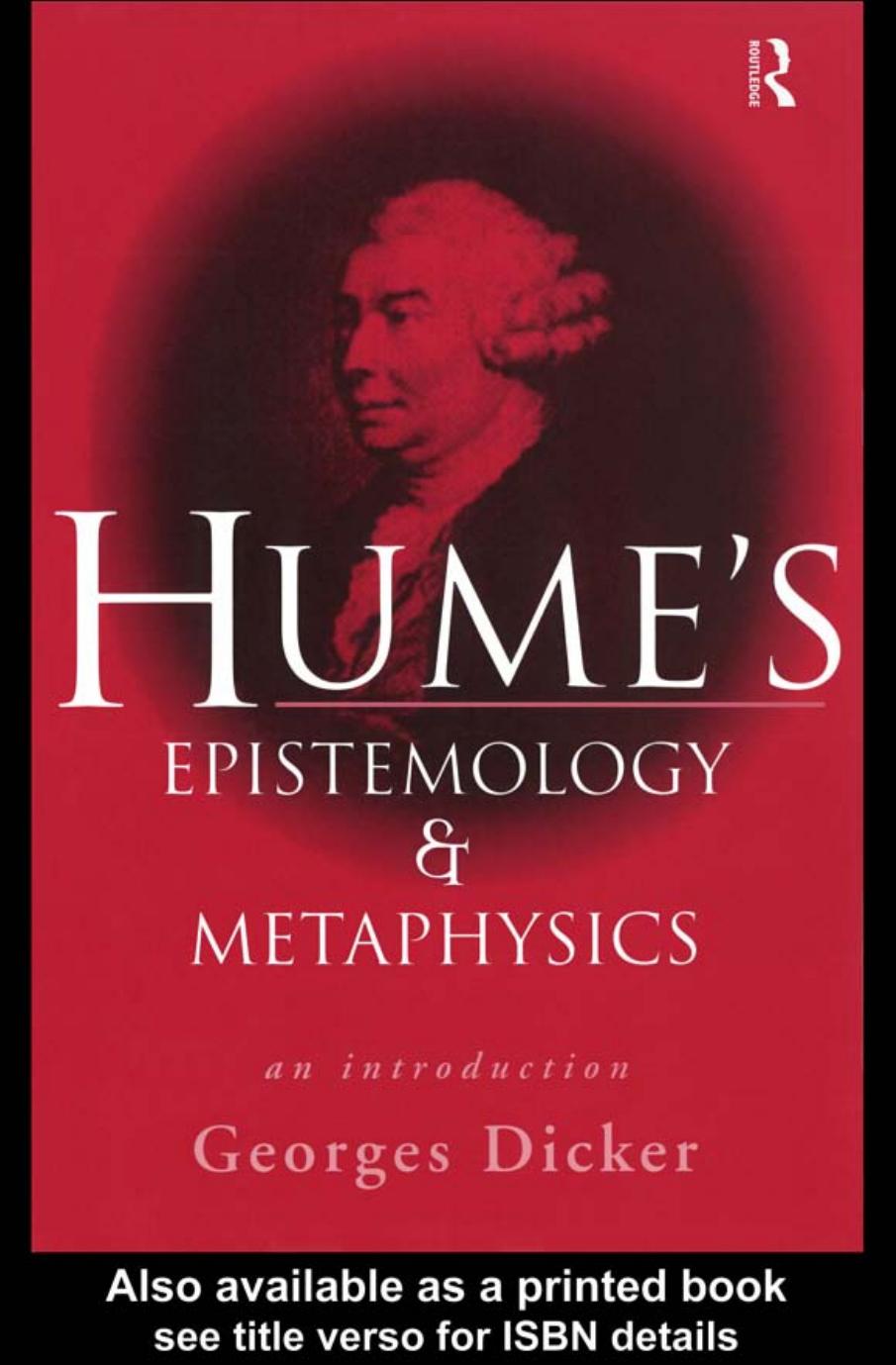 Hume's Epistemology and Metaphysics: An Introduction