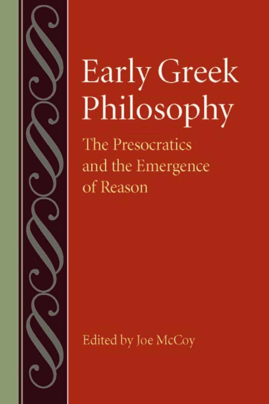 Early Greek Philosophy