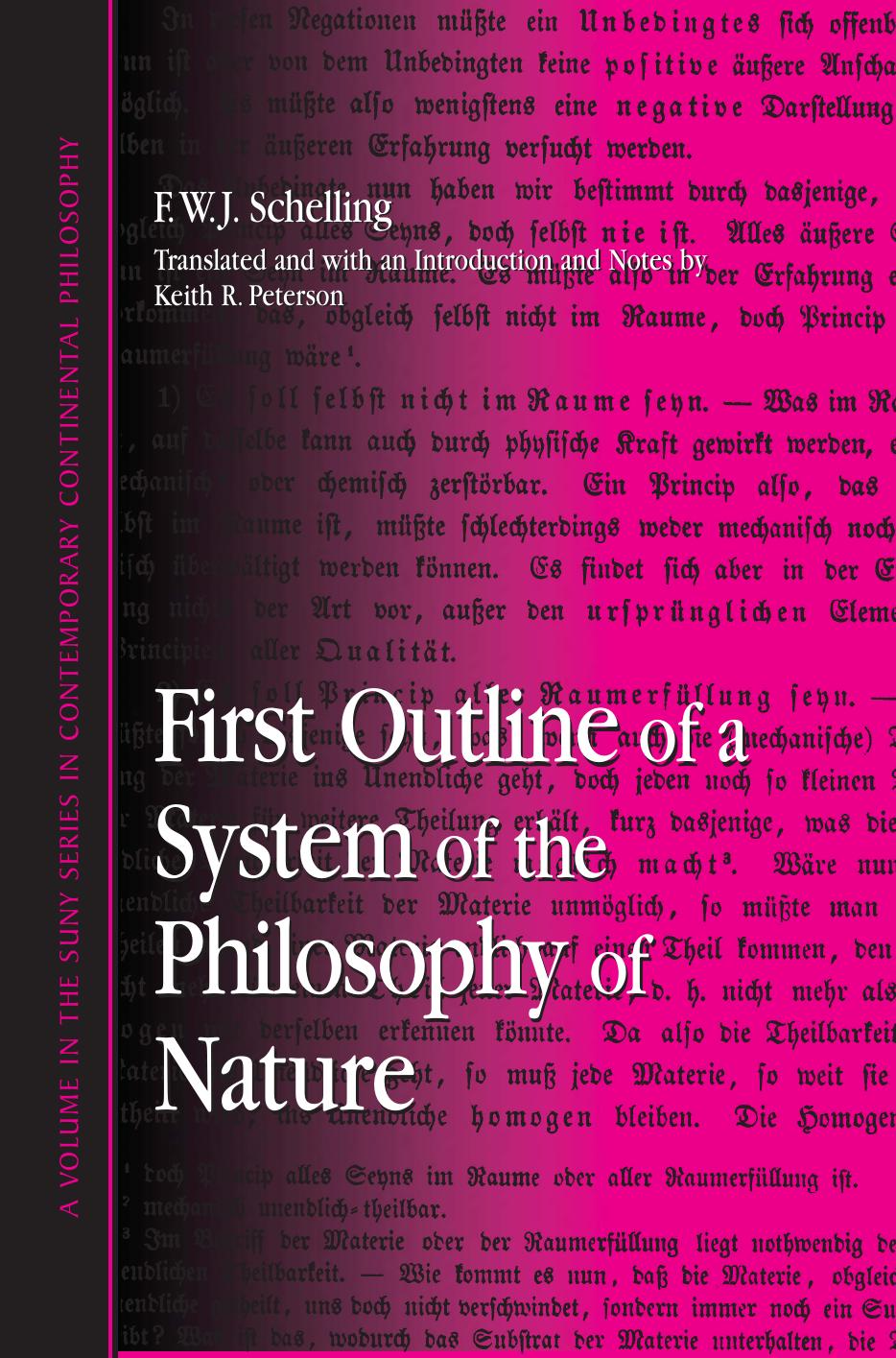 First Outline of a System of the Philosophy of Nature