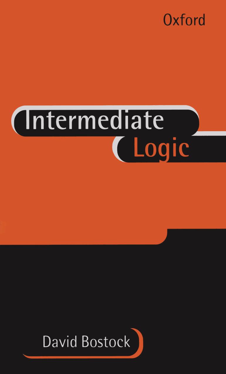 Intermediate Logic