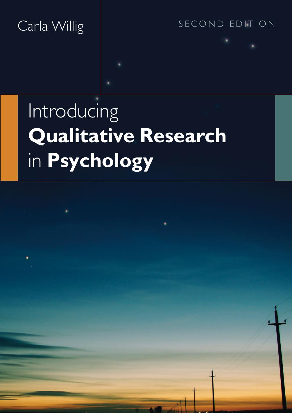 Introducing Qualitative Research in Psychology