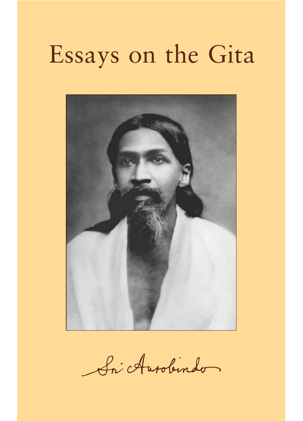 Essays on the Gita