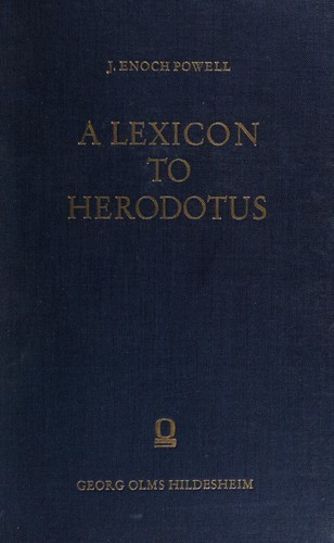 A Lexicon to Herodotus