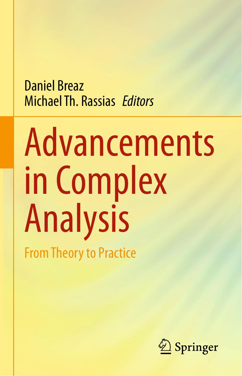 Advancements in Complex Analysis: From Theory to Practice