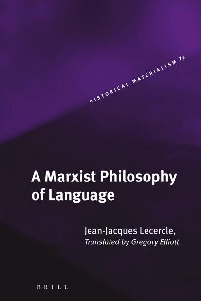 A Marxist Philosophy of Language