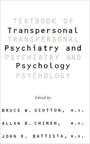 Textbook of Transpersonal Psychiatry and Psychology