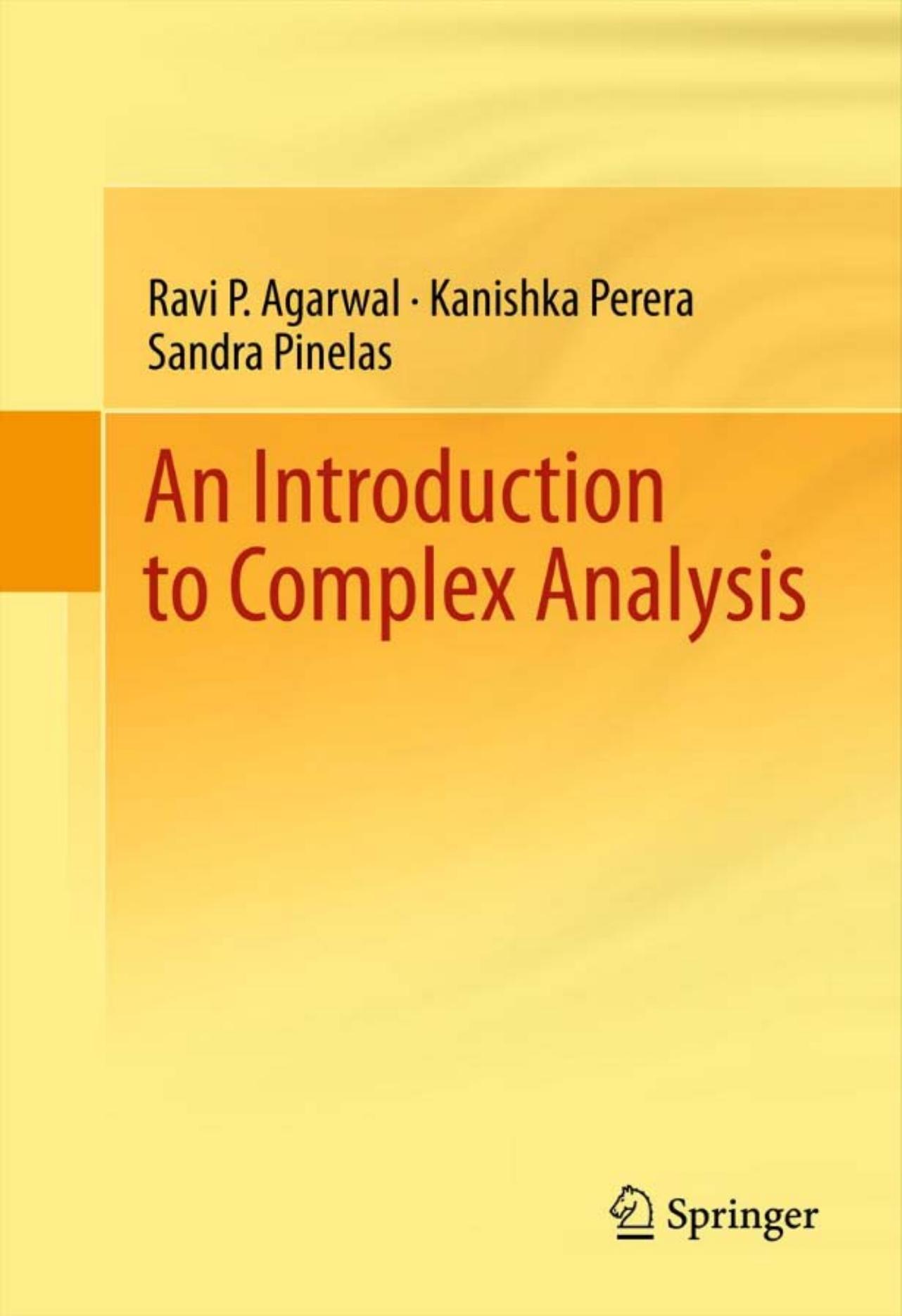 An Introduction to Complex Analysis