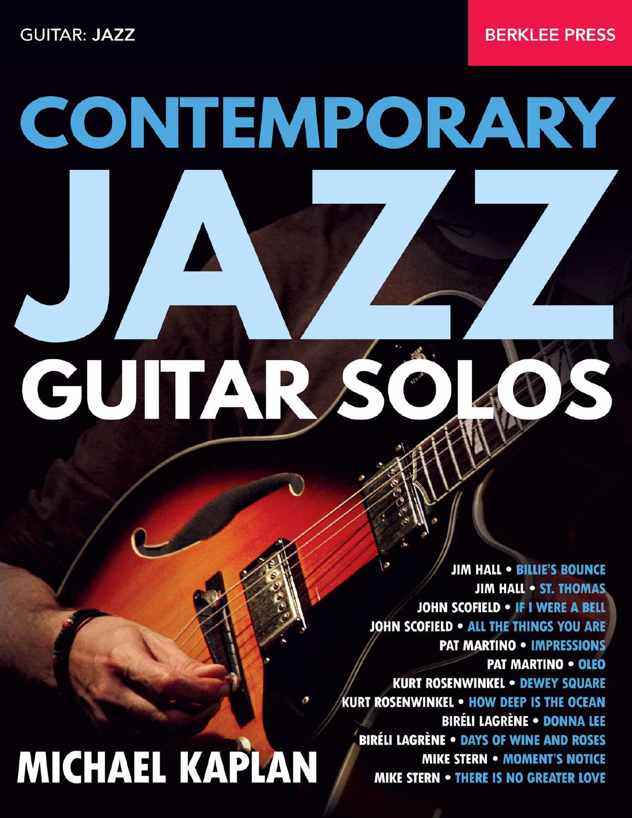 Contemporary Jazz Guitar Solos