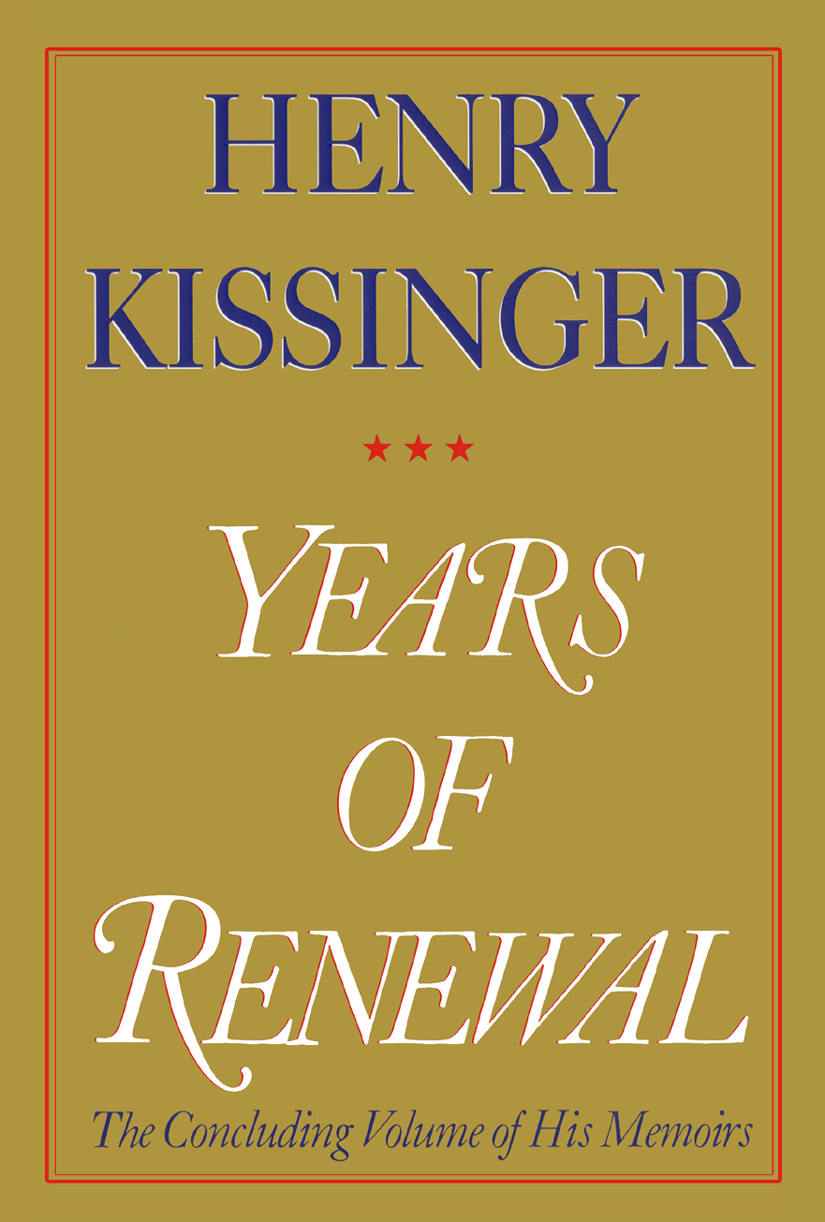 Years of Renewal