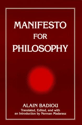 Manifesto for Philosophy