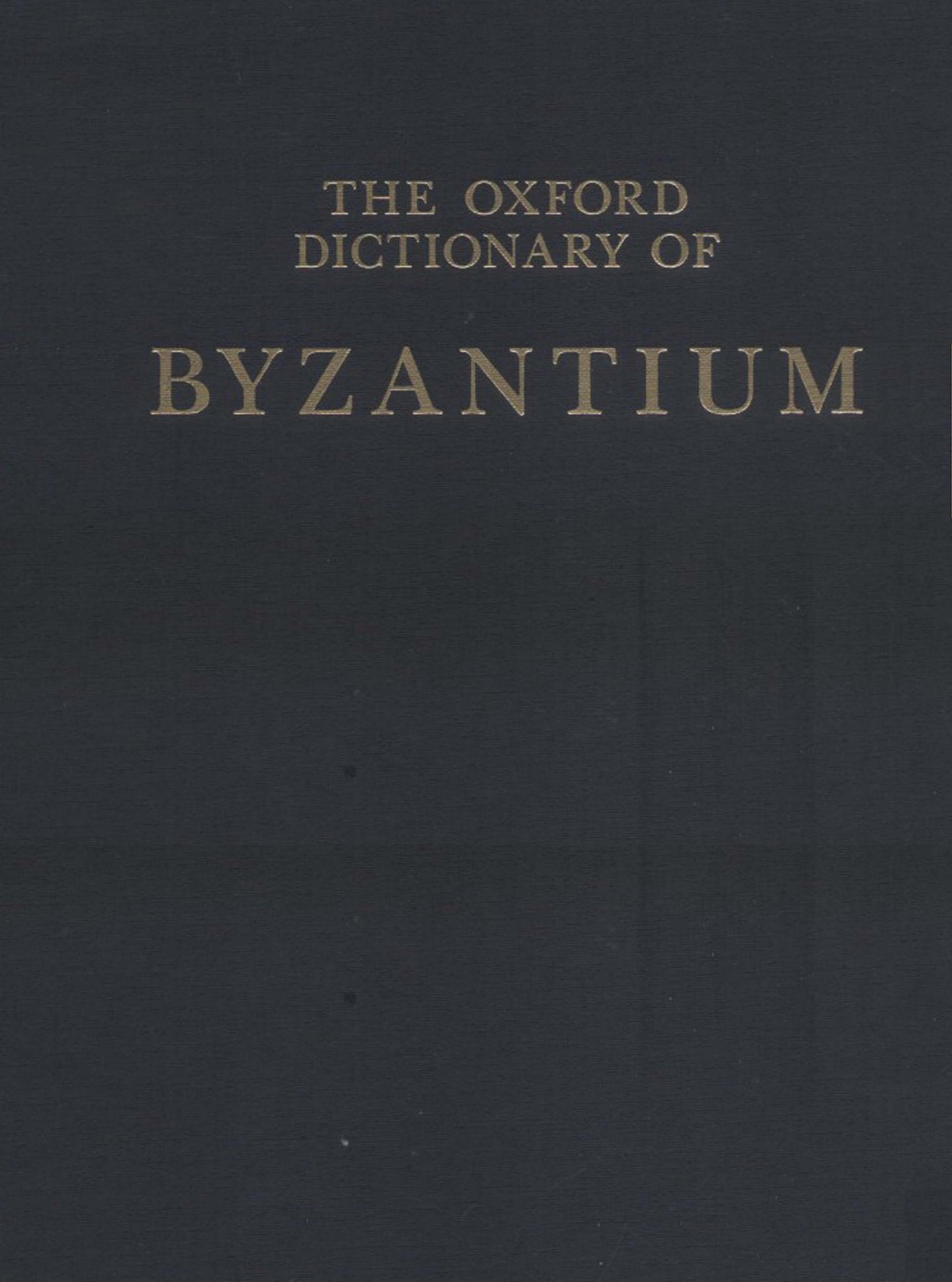 The Oxford Dictionary of Byzantium