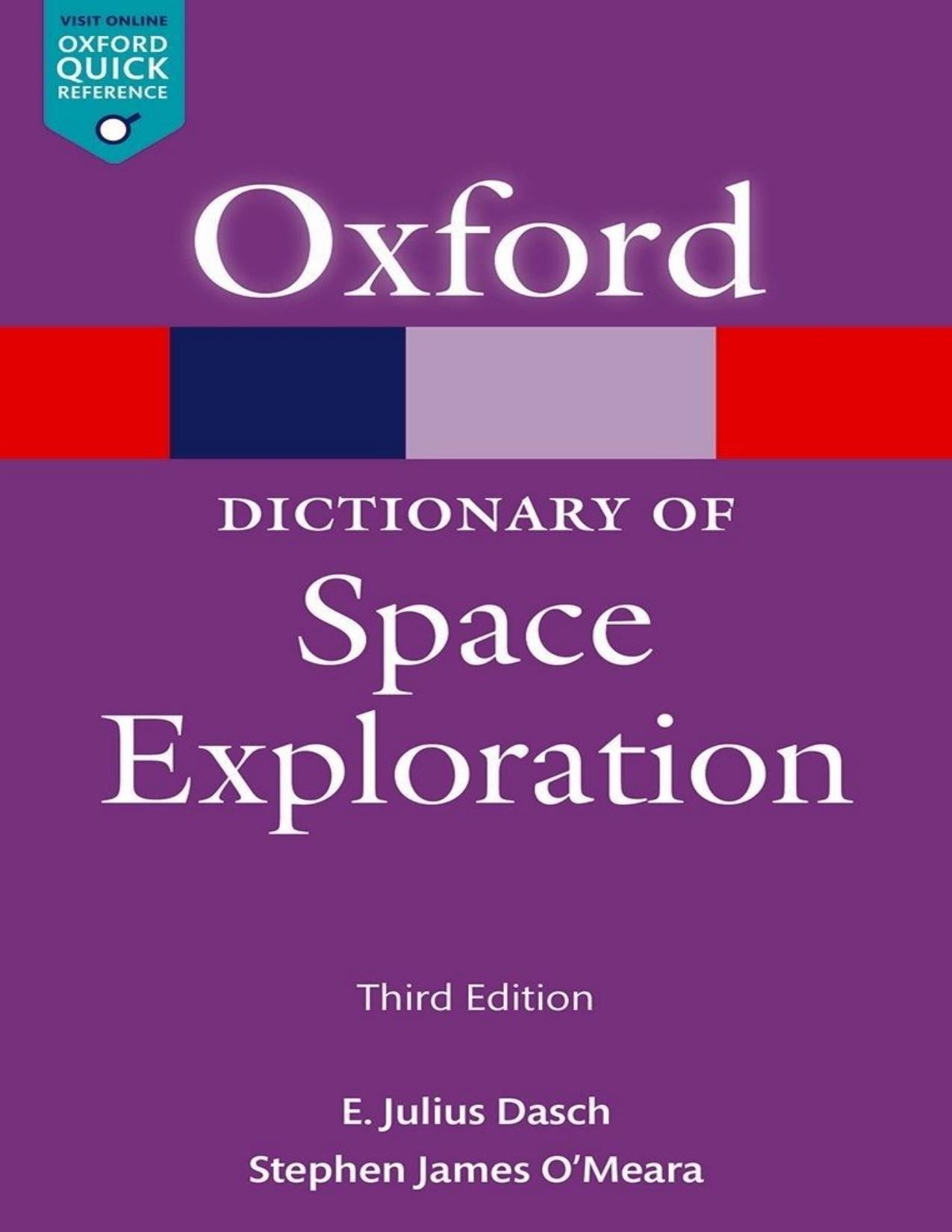 A Dictionary of Space Exploration