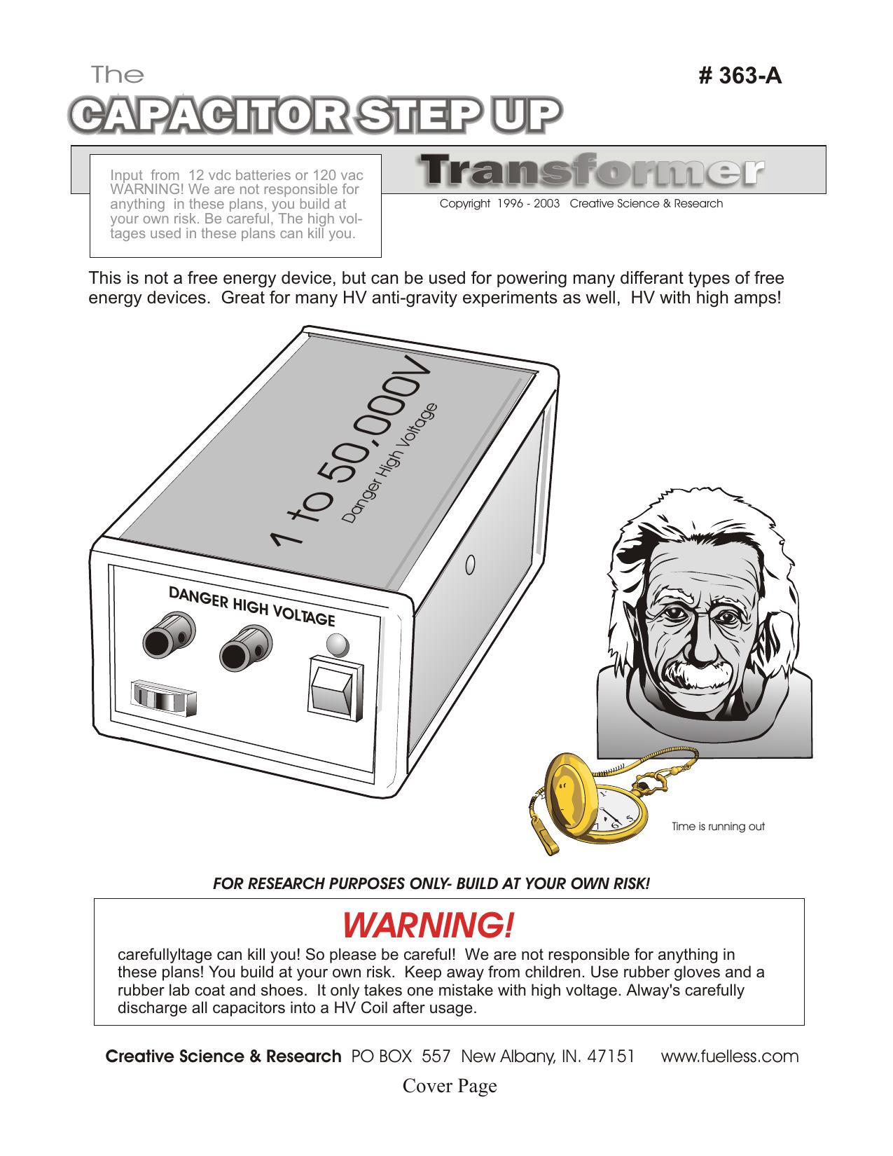 Capaticator Step-up Transformer