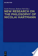 New Research on the Philosophy of Nicolai Hartmann