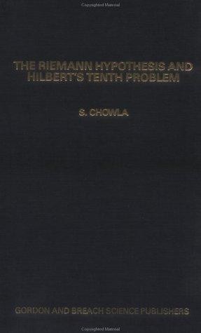 The Riemann Hypothesis and Hilbert's Tenth Problem