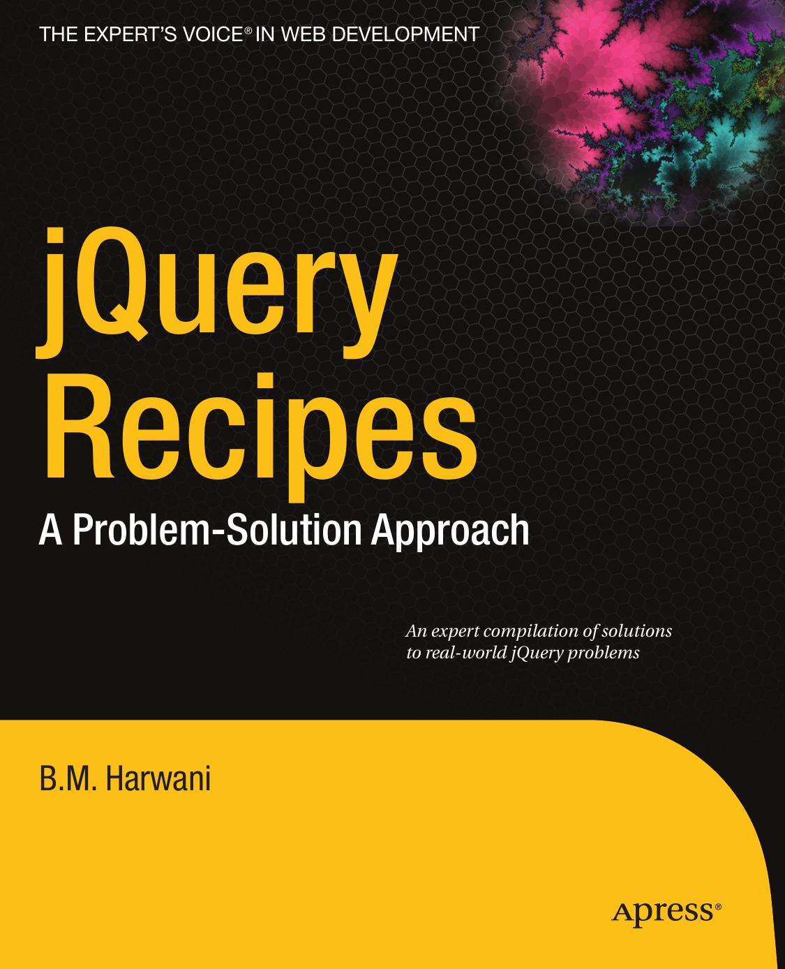 jQuery Recipes: A Problem-Solution Approach