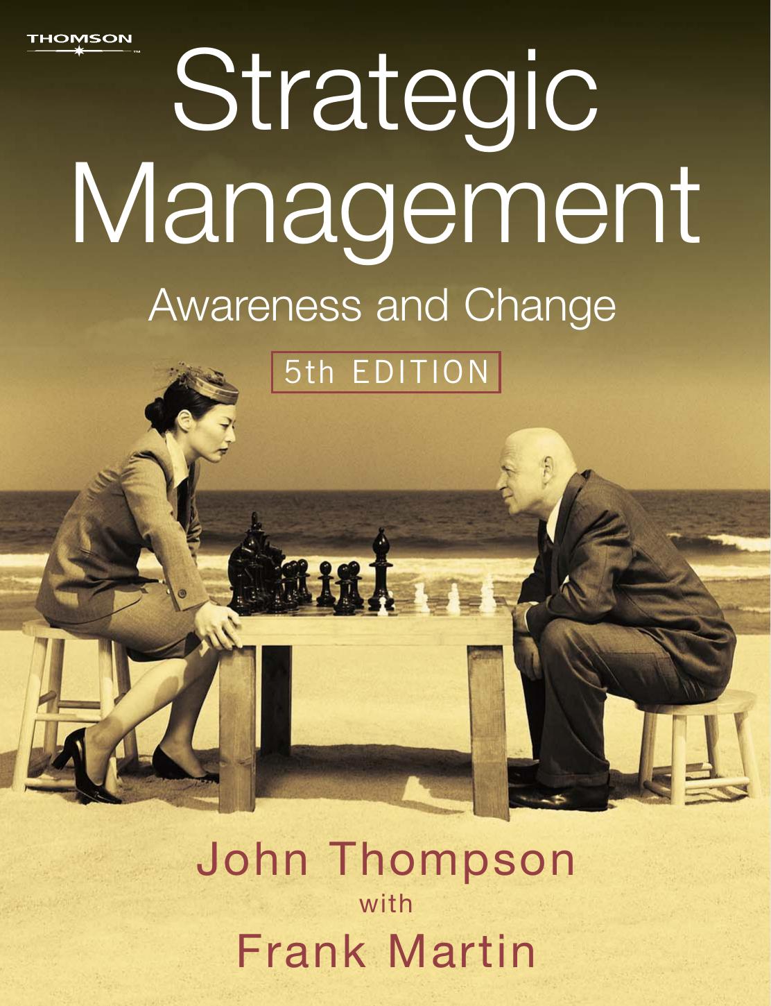 Strategic Management: Awareness and Change