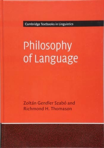 Philosophy of Language