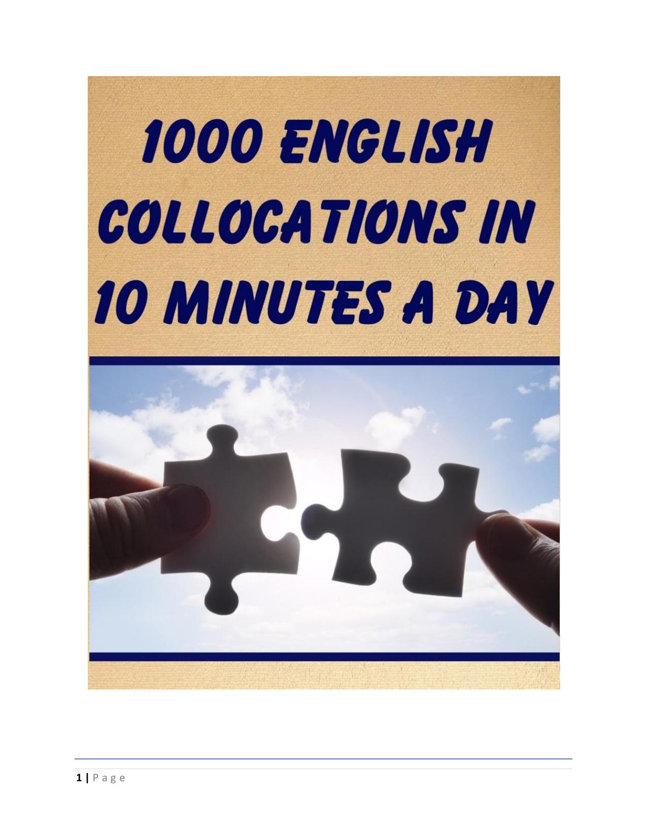 1000 English Collocations in 10 Minutes a Day