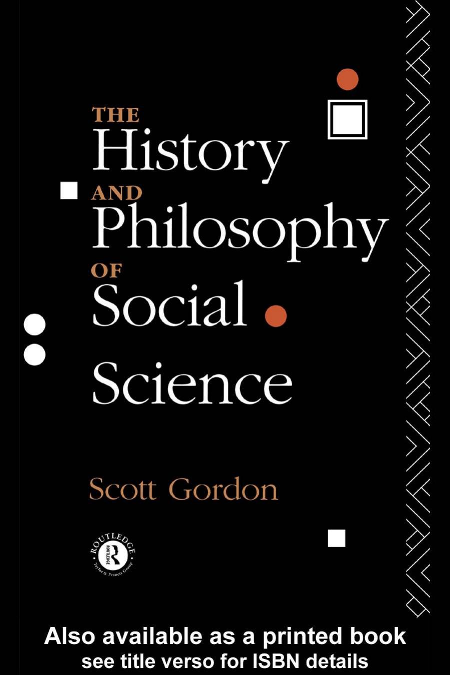 The History and Philosophy of Social Science