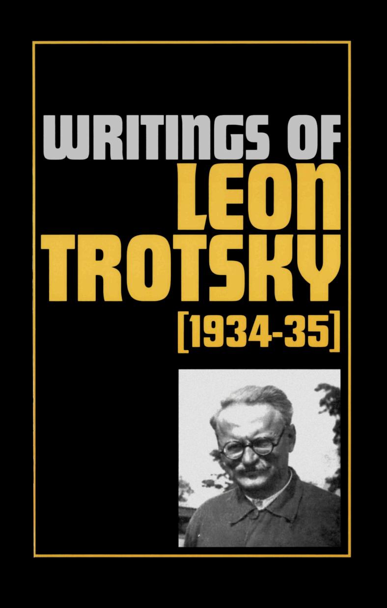 Writings of Leon Trotsky (1934-35)