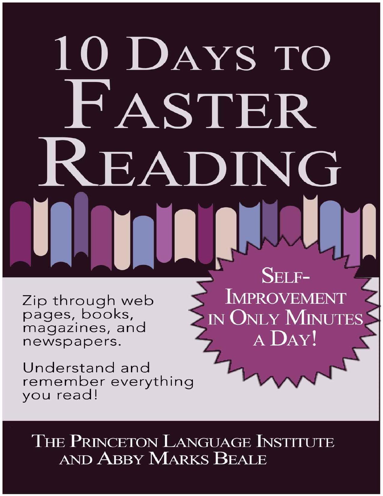 10 Days to Faster Reading