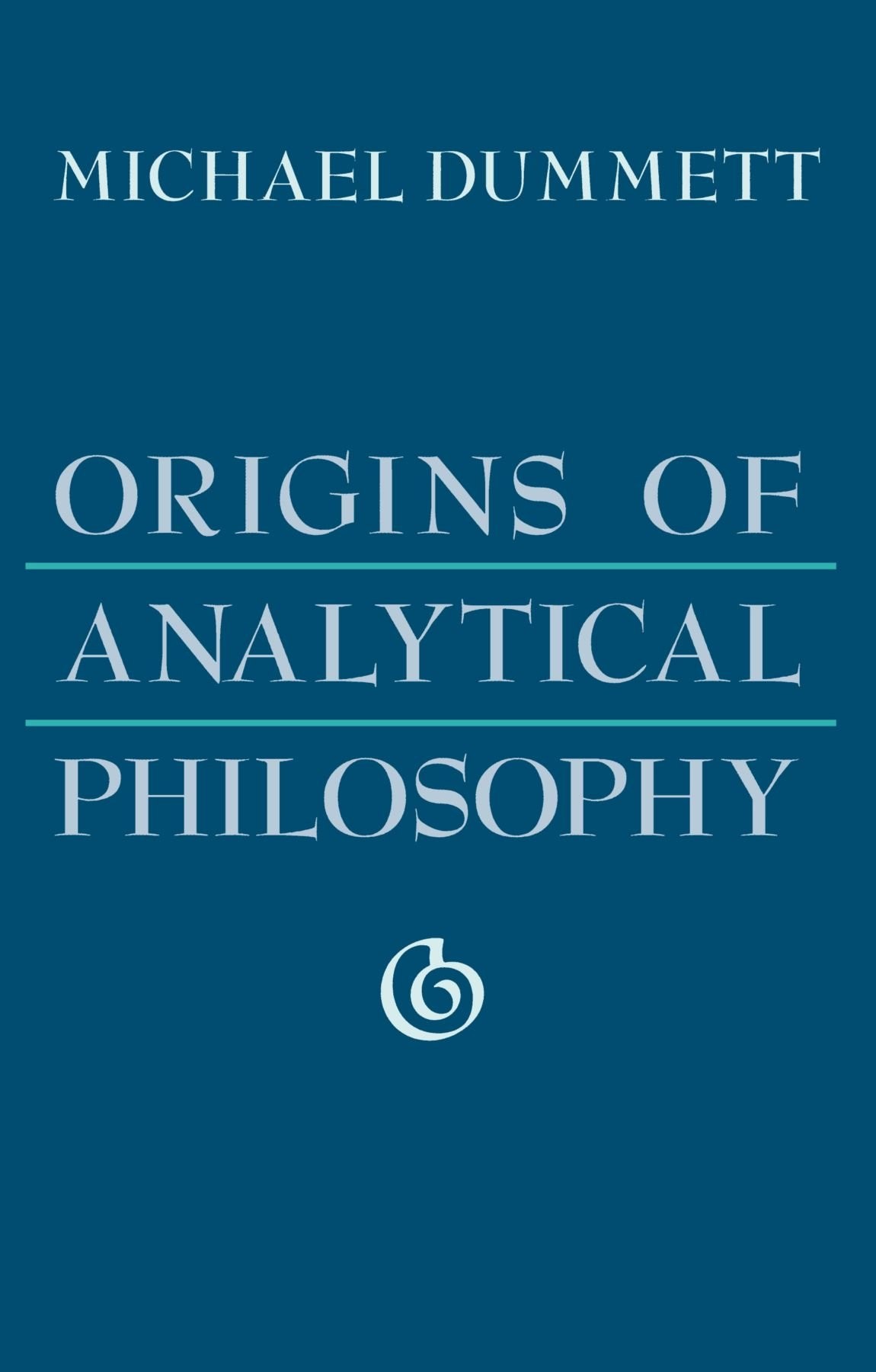 Origins of Analytical Philosophy