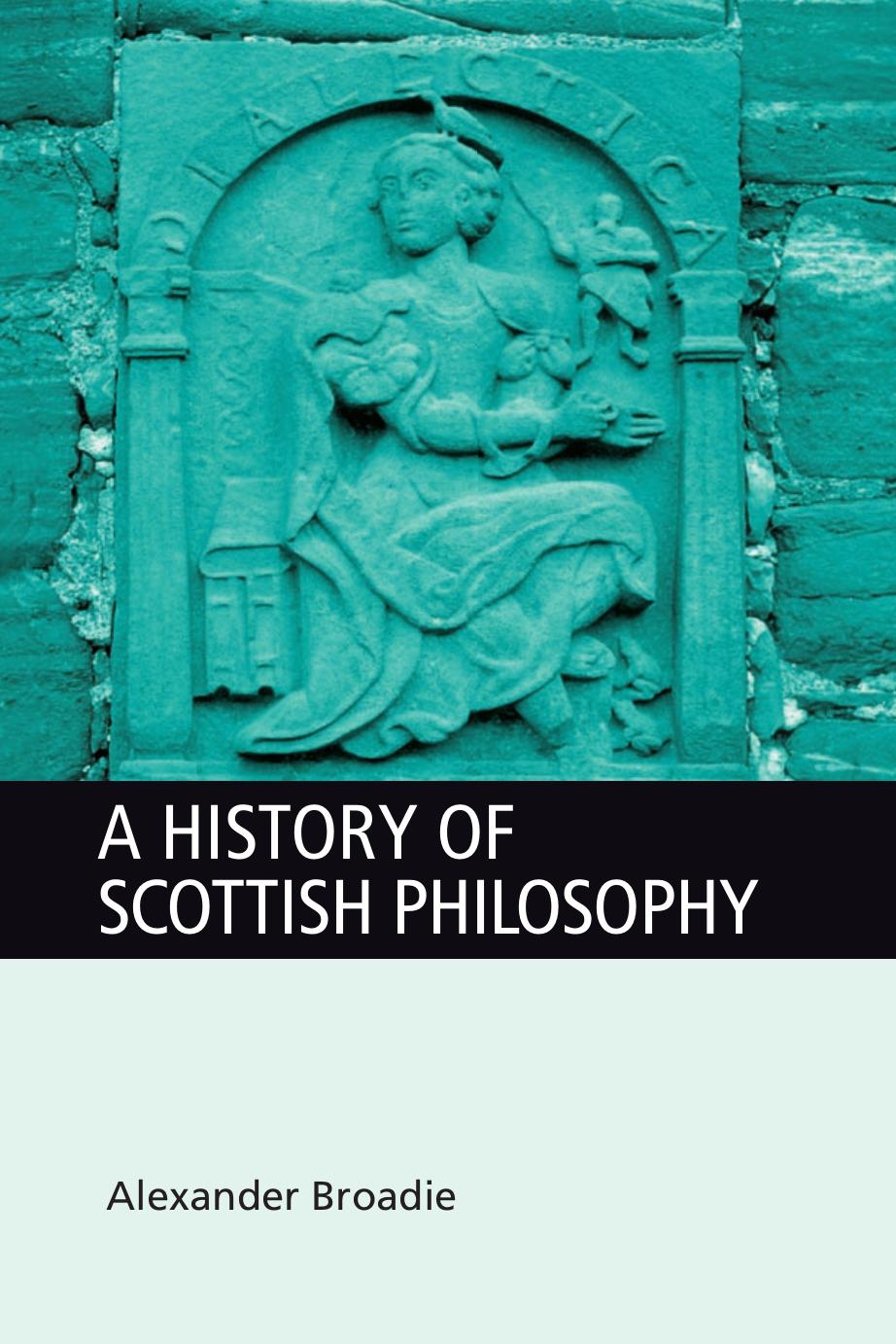 A History of Scottish Philosophy