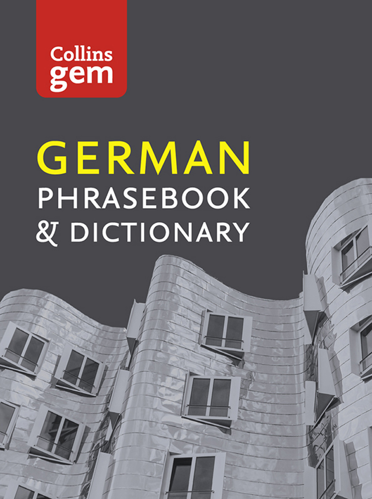 Collins German Phrasebook and Dictionary Gem Edition