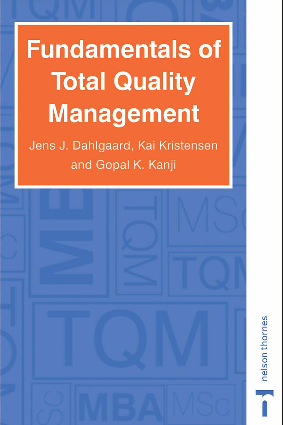 Fundamentals of Total Quality Management