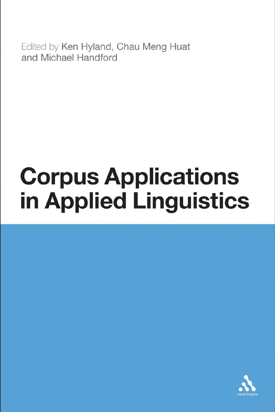 Corpus Applications in Applied Linguistics