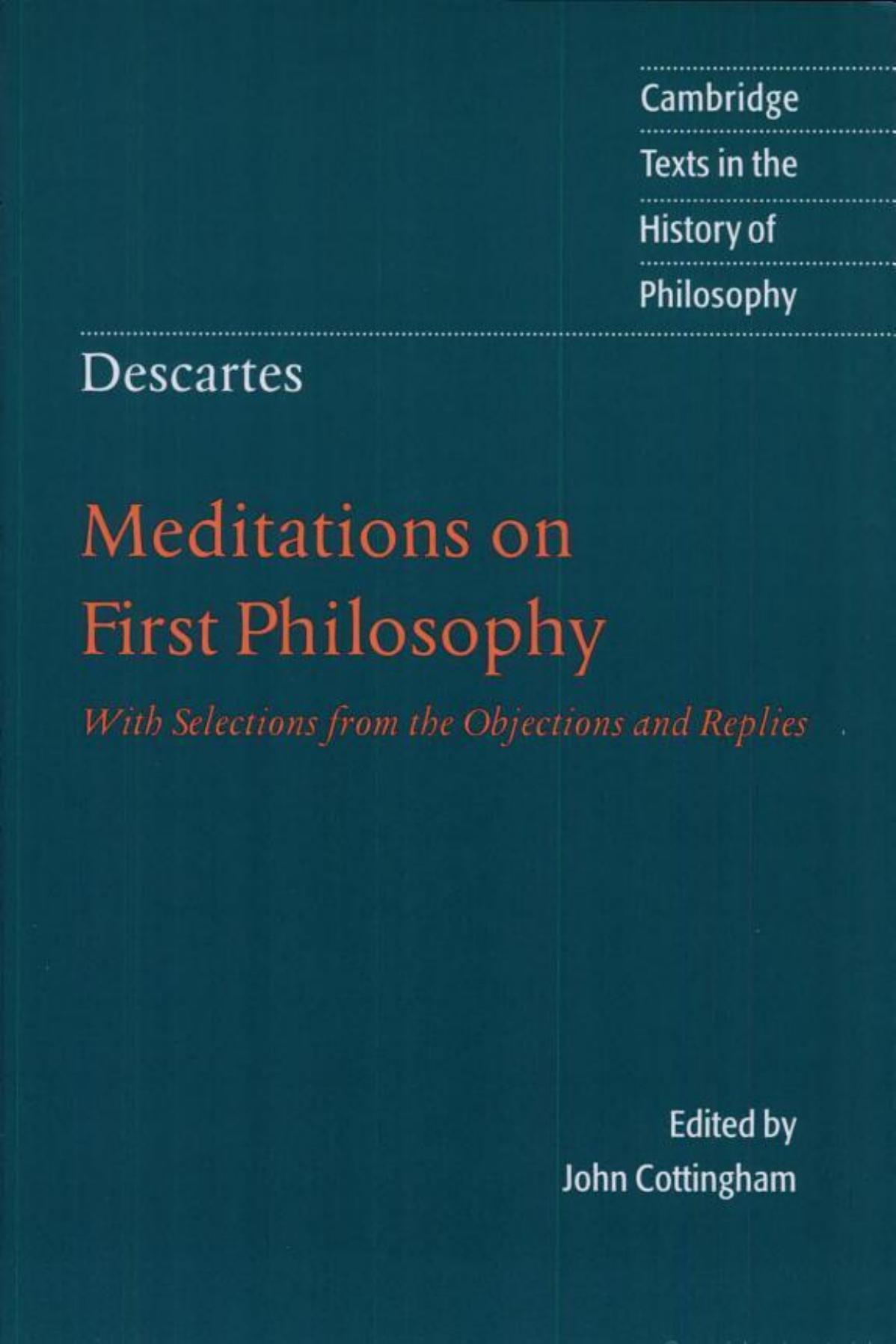 Meditations on First Philosophy