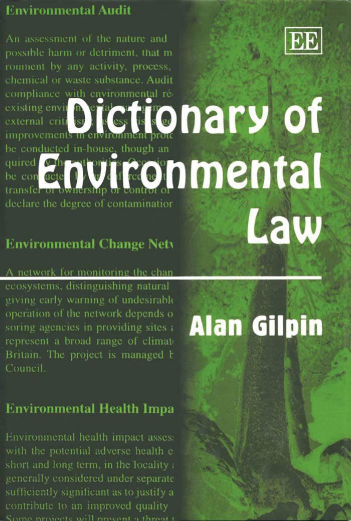 Dictionary of Environmental Law