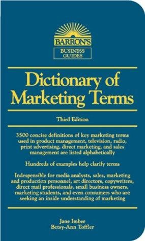 Dictionary of Marketing Terms