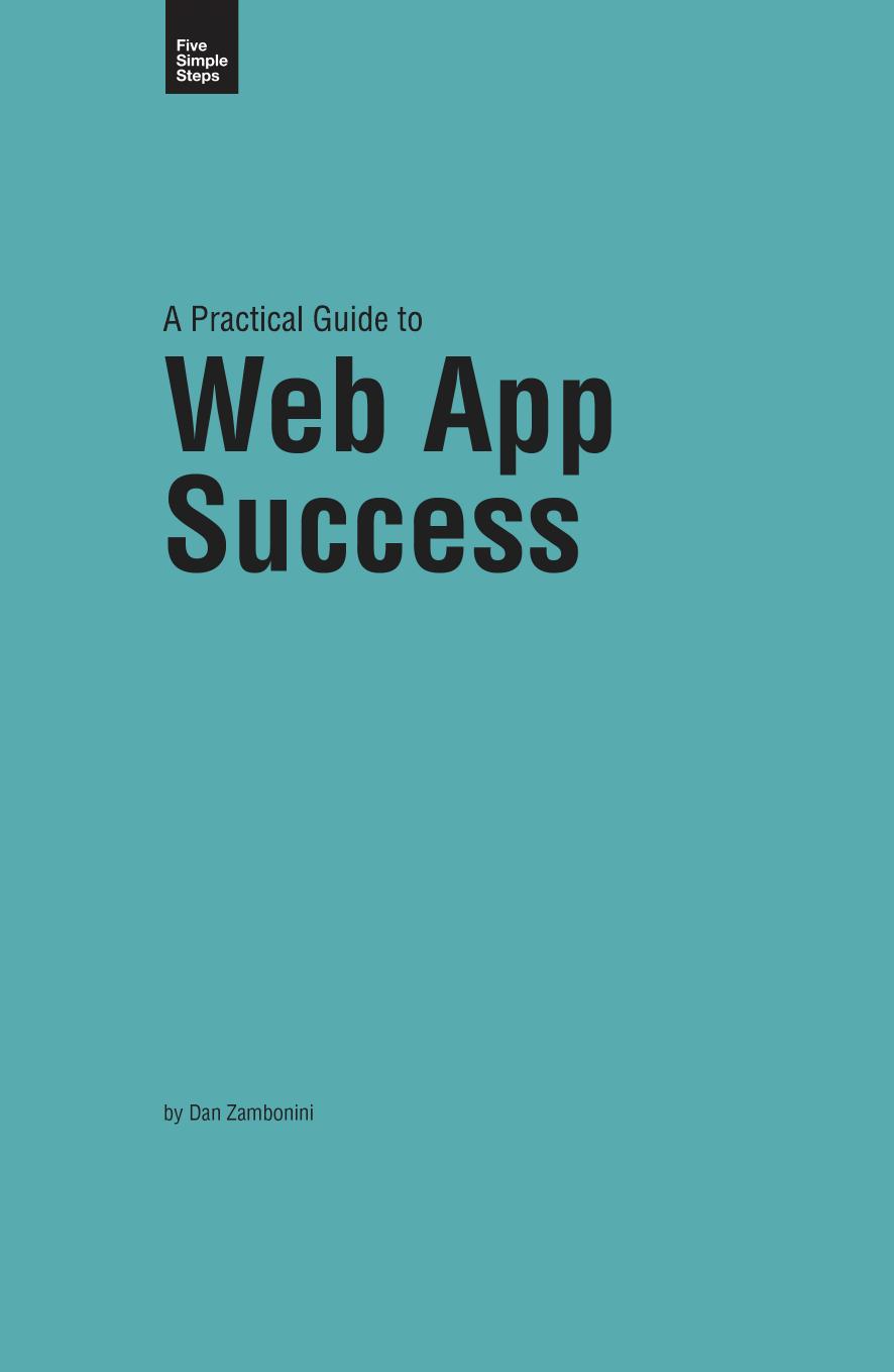 A Practical Guide to Web App Success