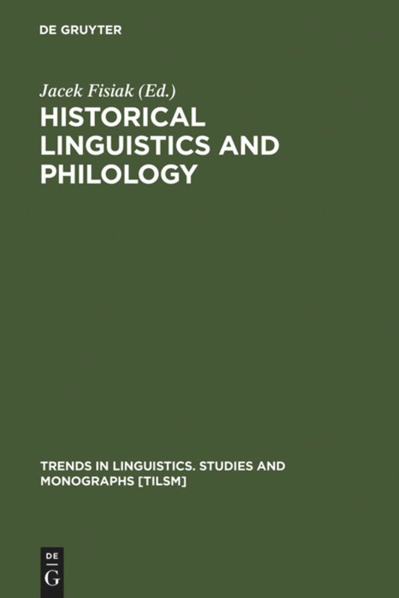 Historical linguistics and philology