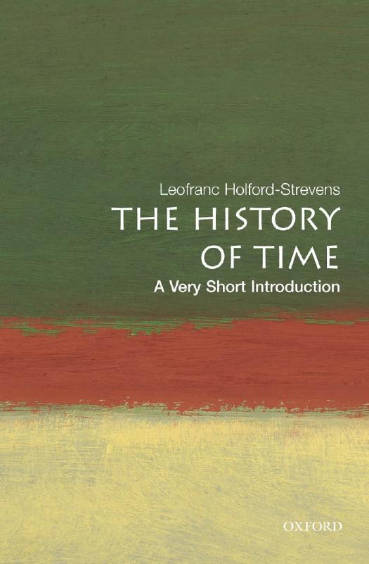 The History of Time: A Very Short Introduction