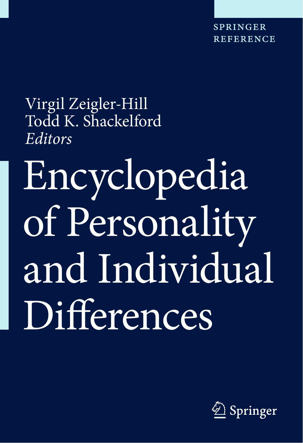 Encyclopedia of Personality and Individual Differences