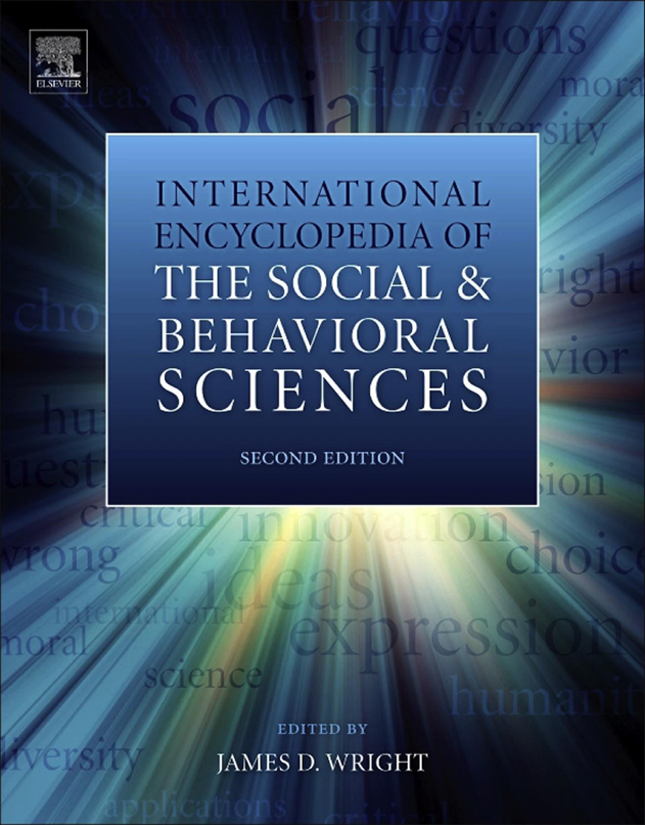 International Encyclopedia of the Social & Behavioral Sciences