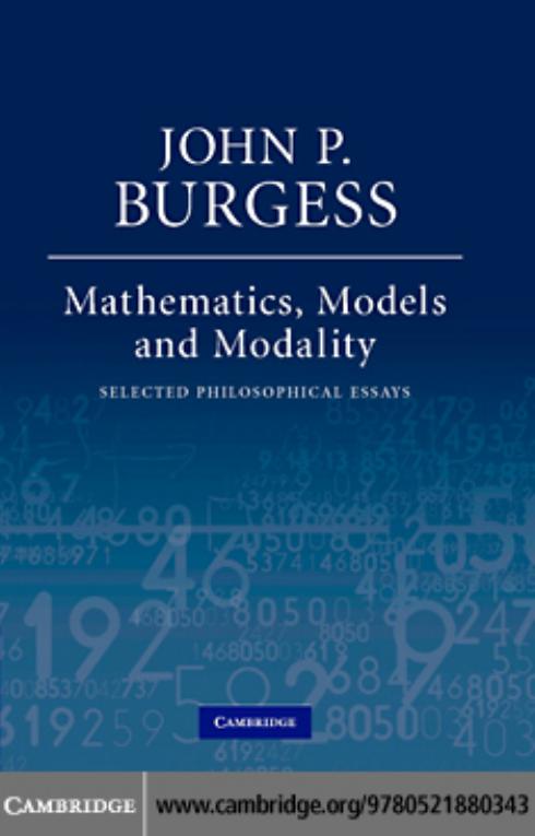 Mathematics, Models, and Modality: Selected Philosophical Essays